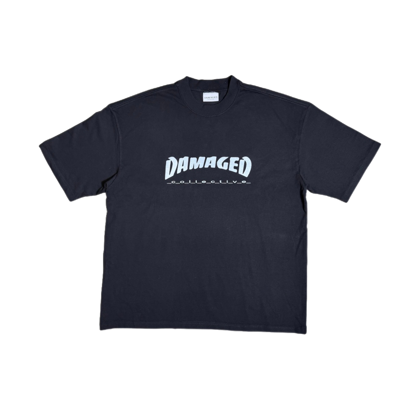 DAMAGED SKATE TEE BLACK – Damaged Collective