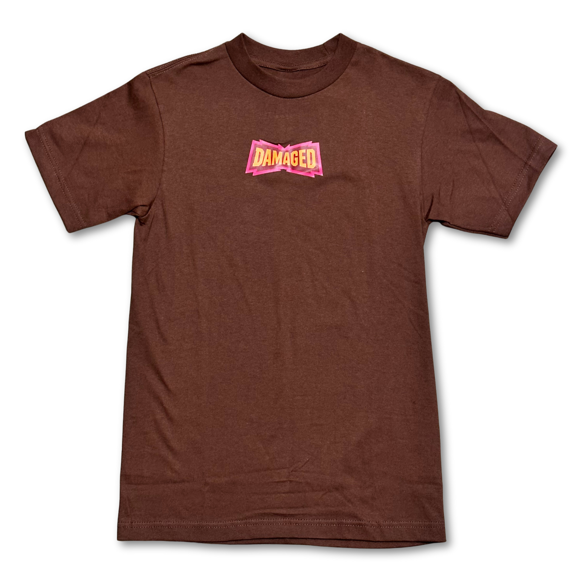 Damaged Graphic Shirt Brown