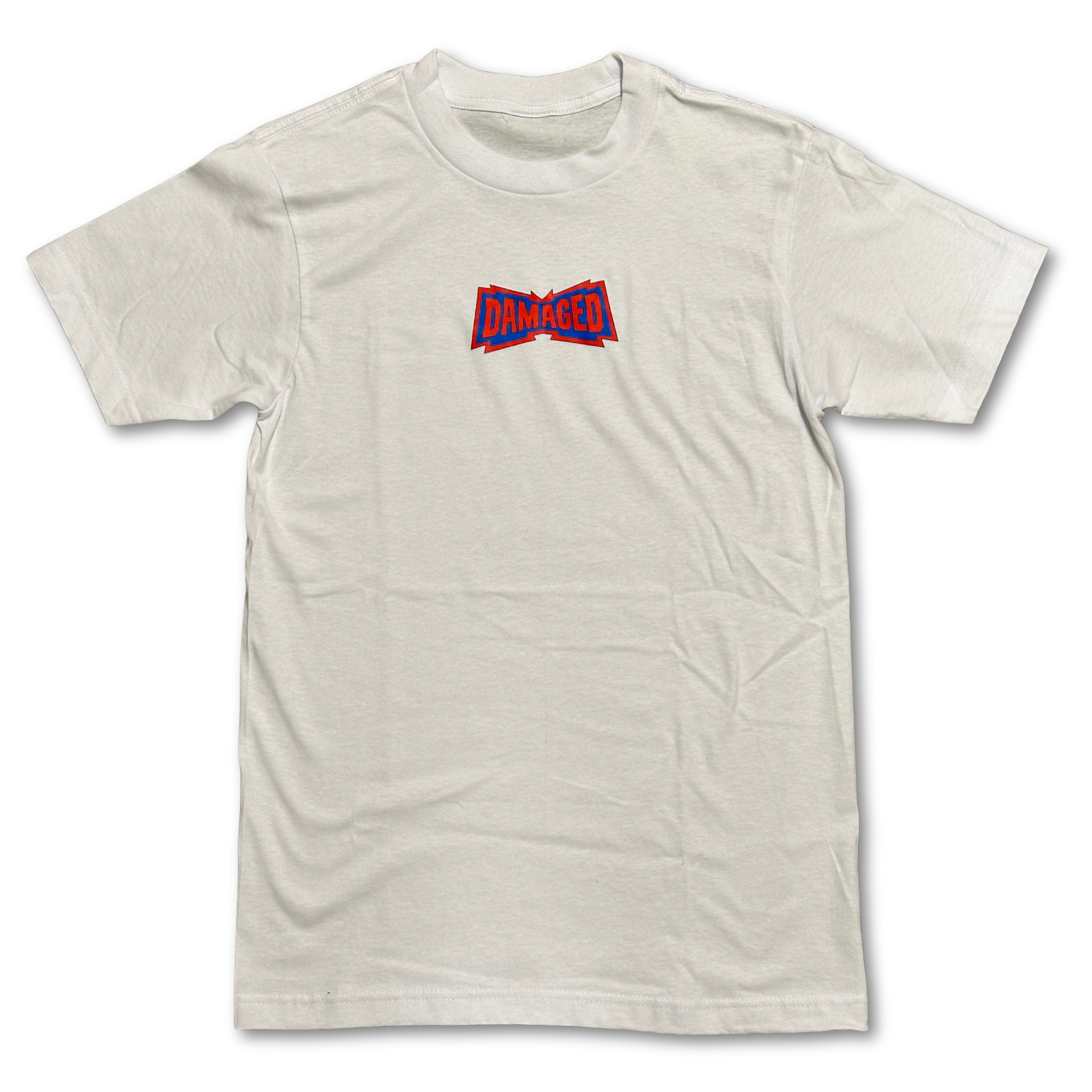 Damaged Graphic Tee White